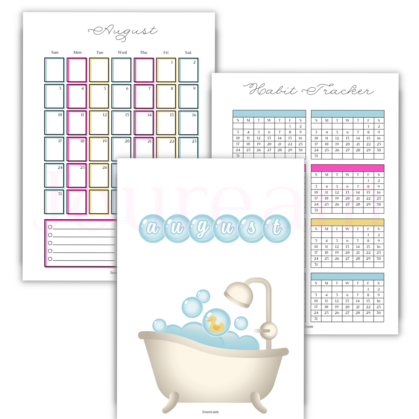 2025 Monthly Themed Journals