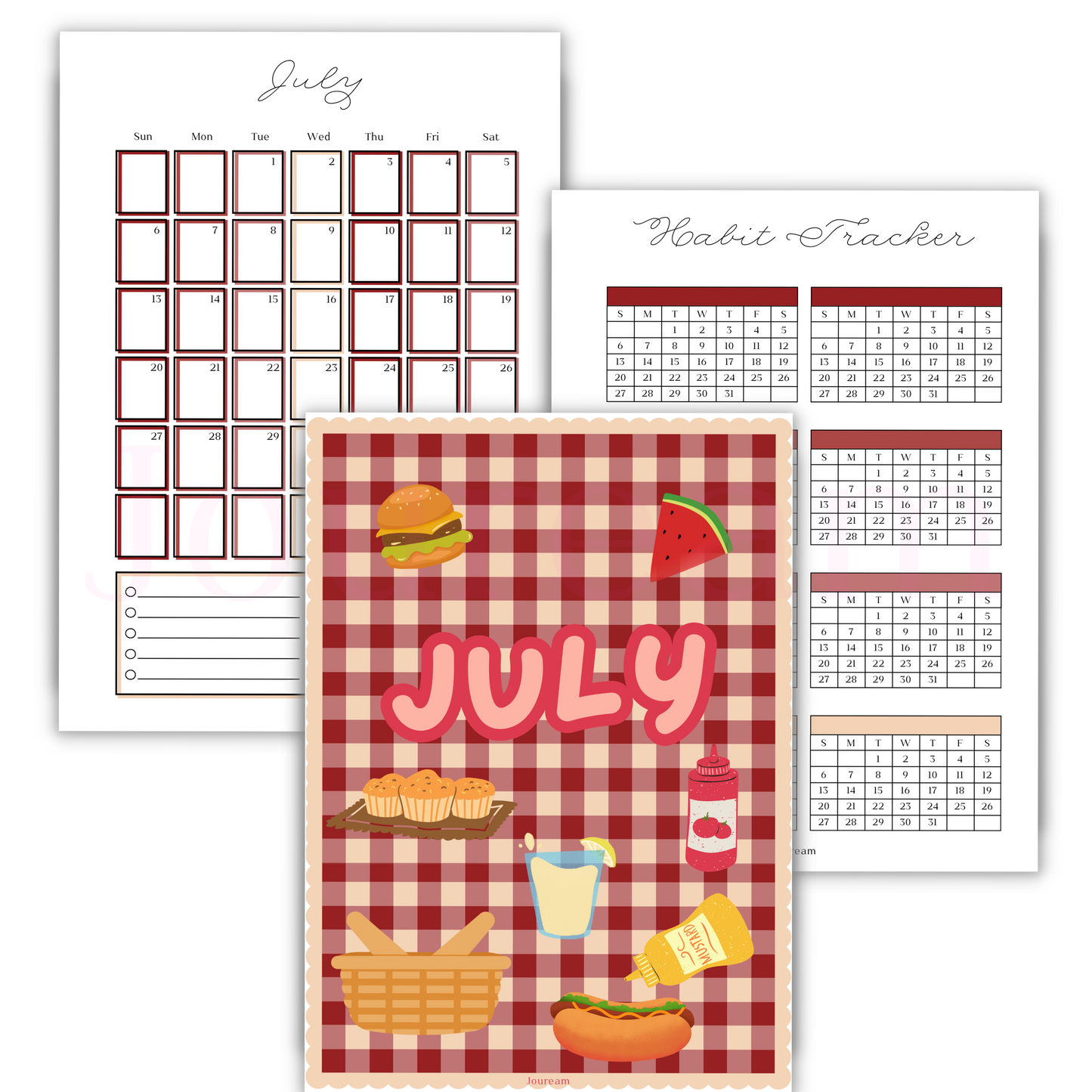 2025 Monthly Themed Journals