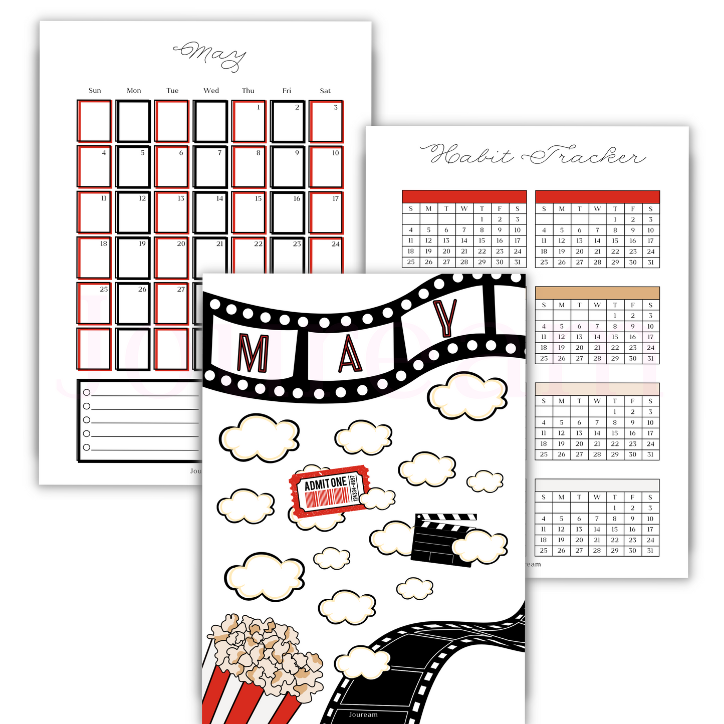 2025 Monthly Themed Journals