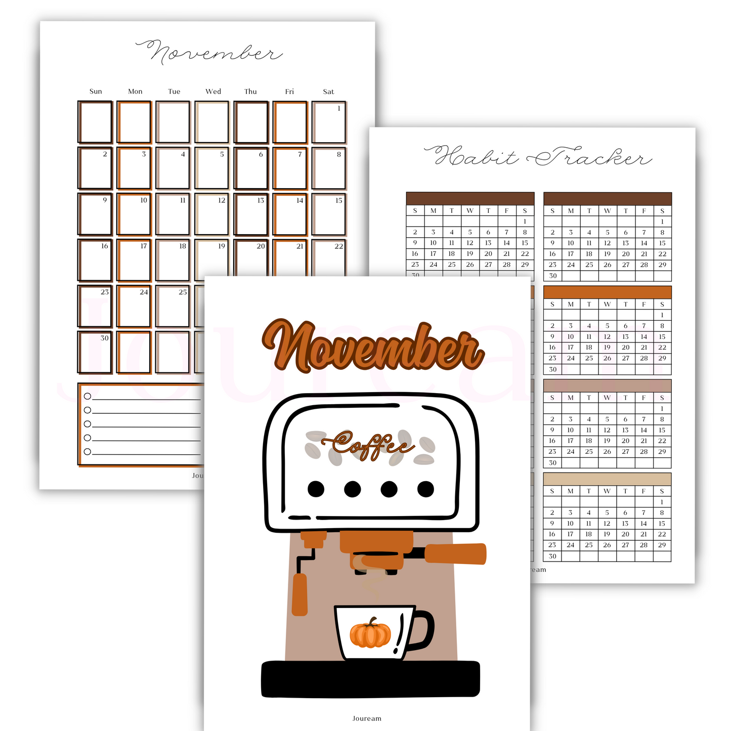 2025 Monthly Themed Journals