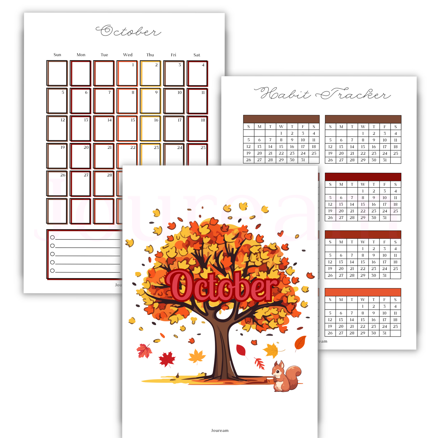 2025 Monthly Themed Journals